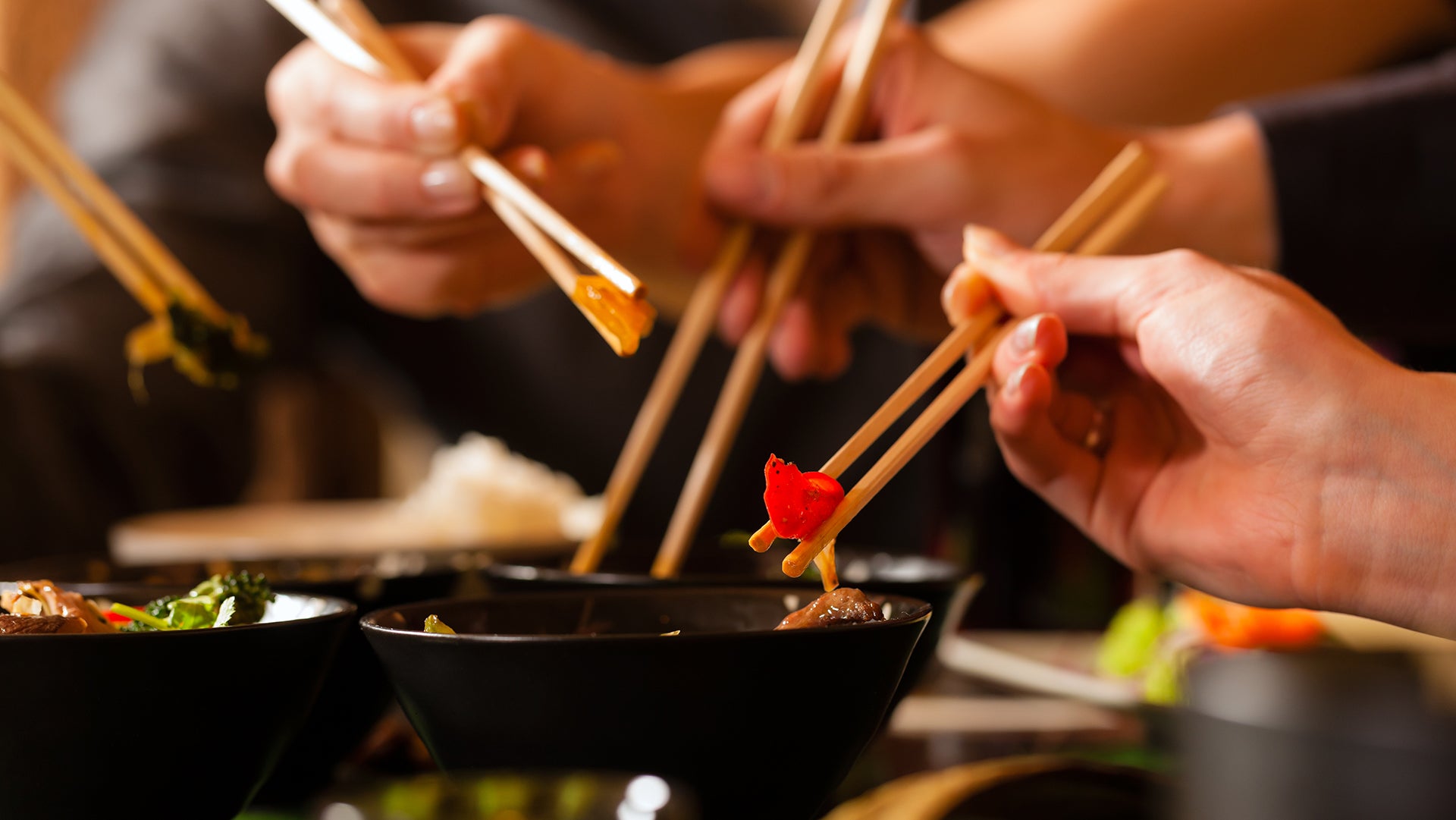 Share there food each other